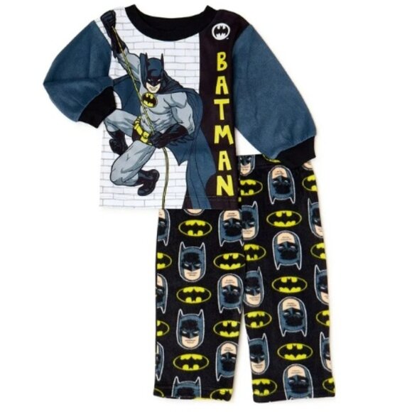 Batman Baby Fleece Pajama Set, 2-Piece, Sizes 3T New With Tags - Picture 1 of 5
